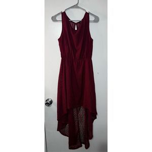 Rue 21 Burgundy High Low Dress Size M